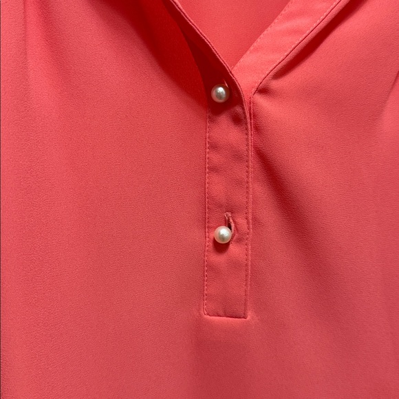 Karl Lagerfeld Vibrant Pink Blouse - Picture 3 of 5